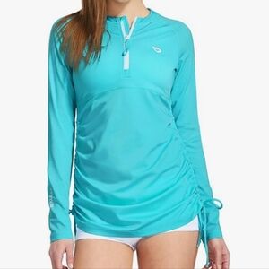 Long Sleeve Half-Zip Sun Protection Rashguard